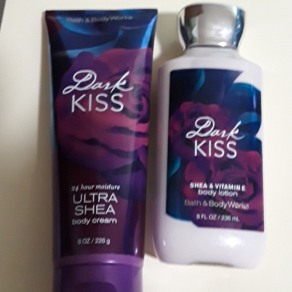 Bath and body works dark kiss 2 lotions lotions